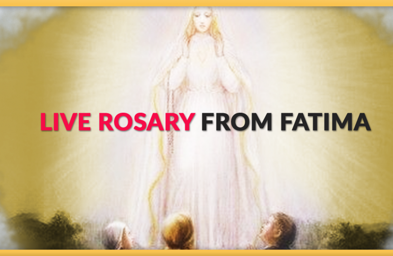 Live Rosary From Fatima with Ed Vizenor